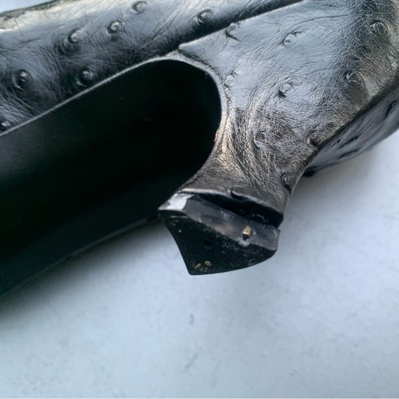 Stuart Weitzman Black Women's Textured Heels 6.5 - Picture 5 of 11